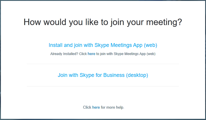 can i join a skype for business meeting on a mac